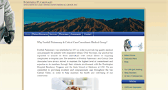 Desktop Screenshot of foothillpulmonary.com